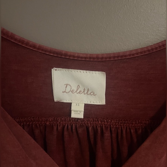 Anthropologie wrap top with bell sleeves - Picture 5 of 5